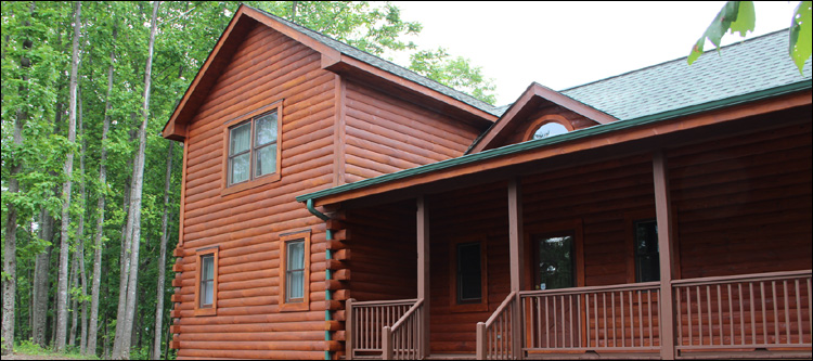Log Home Staining in Grayson County, Virginia